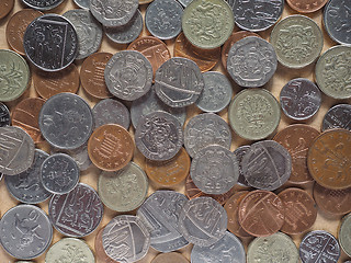 Image showing Pound coins