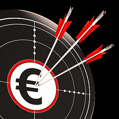 Image showing Euro Target Shows Security In Europe