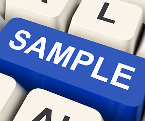 Image showing Sample Key Means Trial Or Sampling\r