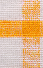 Image showing Yellow fabric texture