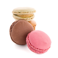 Image showing Colorful French Macarons