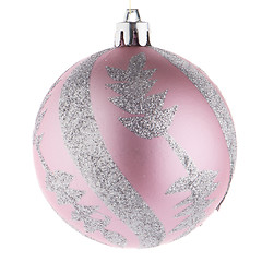 Image showing Pink christmas ball