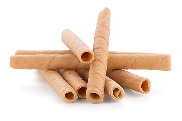 Image showing Waffer rolls