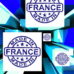 Image showing Made In France On Cubes Showing French Factories