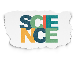 Image showing Science concept: Science on Torn Paper background