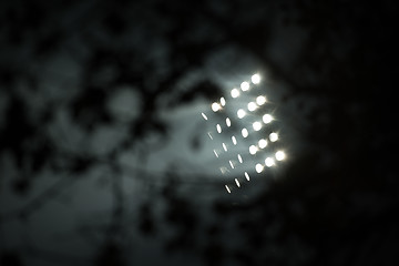 Image showing stadium lights