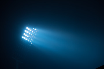 Image showing stadium lights