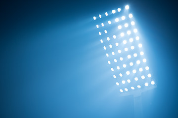 Image showing stadium lights