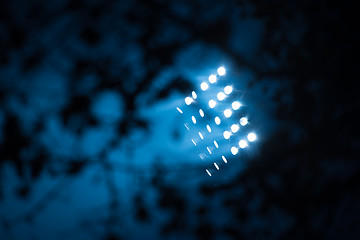 Image showing stadium lights