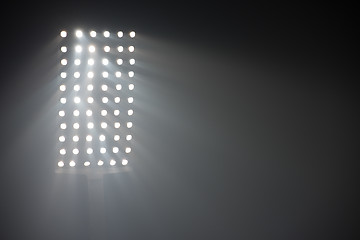 Image showing stadium lights