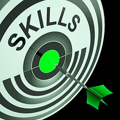 Image showing Skills Shows Skilled, Expertise, Professional Abilities