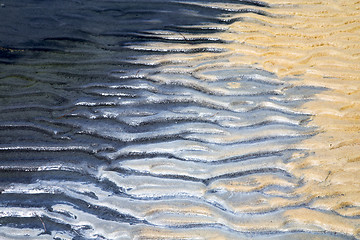 Image showing sand   the beach abstract    sea