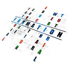 Image showing Education concept: Formation in Crossword Puzzle