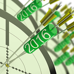 Image showing 2016 Accurate Dart Target Shows Successful Future