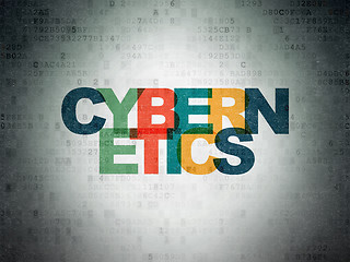 Image showing Science concept: Cybernetics on Digital Paper background