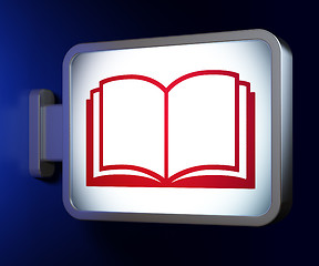 Image showing Education concept: Book on billboard background