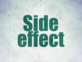 Image showing Healthcare concept: Side Effect on Digital Paper background