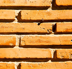 Image showing texture wall in africa morocco the old brick construction concre