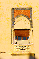 Image showing   yellow  in morocco africa old construction 