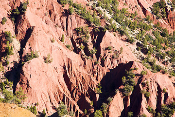 Image showing the    dades valley in atlas abstract africa 