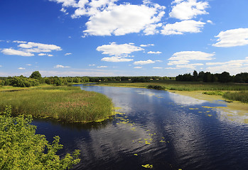 Image showing small lake  .  summer  