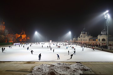 Image showing Ice Rink in Budapest