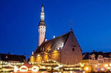 Image showing  Tallinn , Estonia. It is Estonia oldest Christmas Market with a very long history dating back to 1441