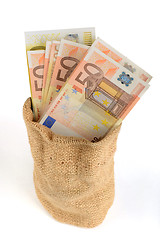 Image showing Money in the bag