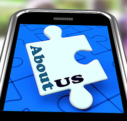 Image showing About Us Smartphone Means What We Do Website Section