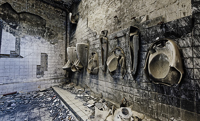 Image showing Mental Hospital Bathroom