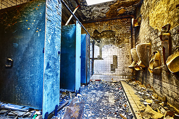 Image showing Mental Hospital Bathroom