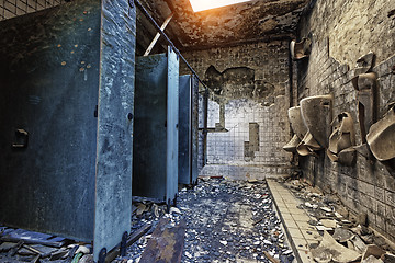 Image showing Mental Hospital Bathroom