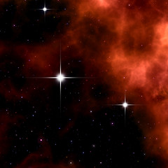 Image showing red nebula