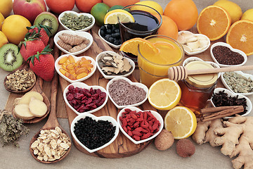 Image showing Cold and Flu Remedy Food 