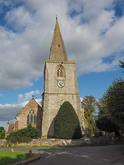 Image showing St Mary Magdalene church in Tanworth in Arden