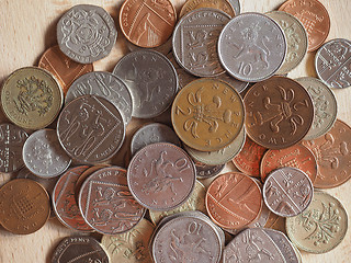 Image showing Pound coins