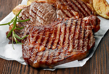 Image showing grilled beef steak 