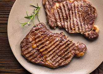 Image showing Grilled beef steak