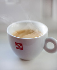 Image showing cup of illy coffee