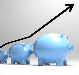 Image showing Growing Piggy Showing Increasing Investment