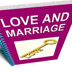 Image showing Love and Marriage Book Represents Keys and Advice for Couples