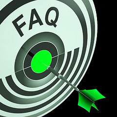 Image showing FAQ Shows Frequently Asked Questions