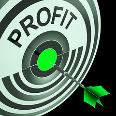 Image showing Profit Means Financial Success And Earning Revenue