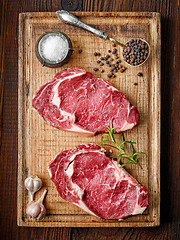 Image showing fresh raw beef steak