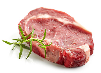 Image showing raw beef steak