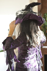 Image showing Woman in Halloween costume.
