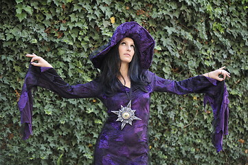 Image showing Woman in Halloween costume.