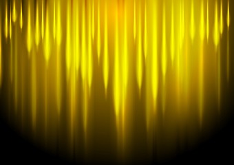 Image showing Glow yellow stripes abstract background