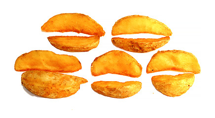 Image showing French fries is photographed 