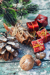 Image showing Christmas still life